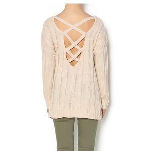 Double Zero Cable Knit Sweater